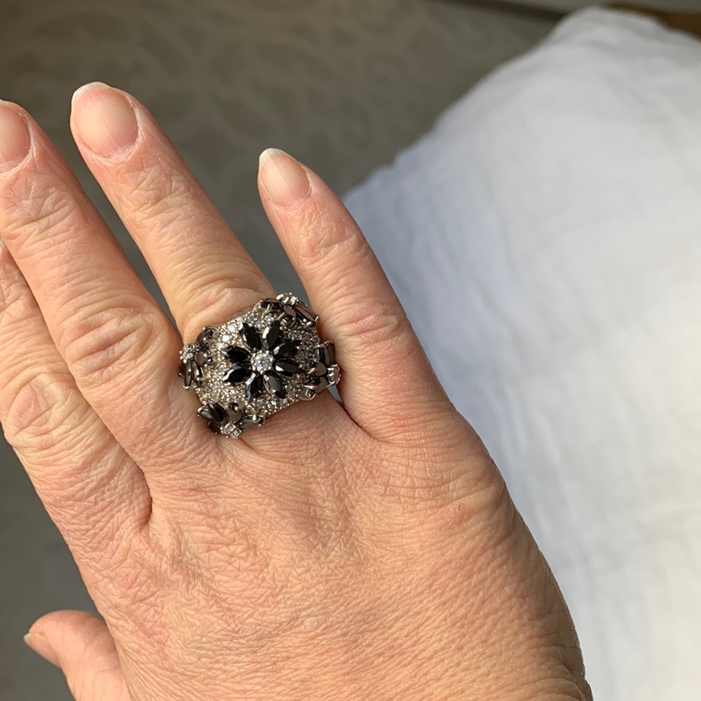 Statement Silver Ring - image 1